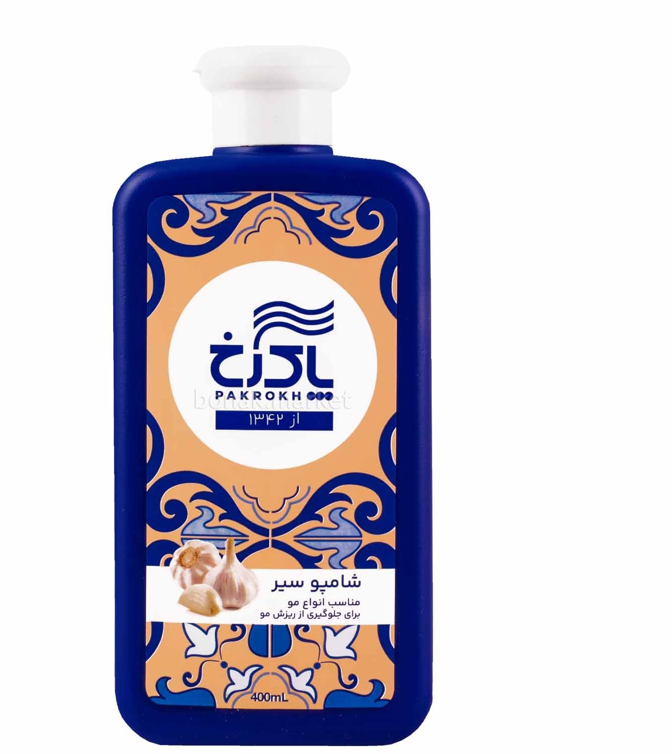 پاک رخ شامپو سیر 400 میلی